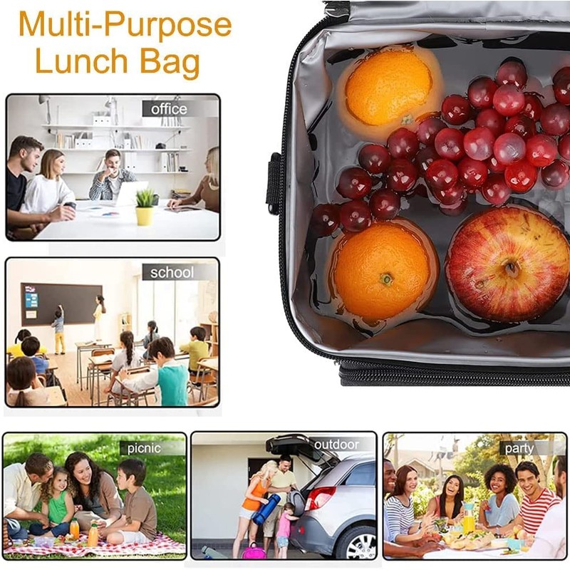 Nanxson Insulated Lunch Bag, Large Reusable Cool Bag, Waterproof Picnic