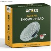 Amler Luxury Shower Head High Pressure Rain Bathroom Chrome Showerhead