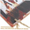 Parliky Rustic Wooden Wall Plaque Sign Decorative Hanging Board for