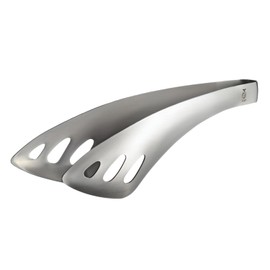 Oaks Leier Yubisaki Tong Set 1906 Server Tongs, 2-Piece Set, Kitchen Tool, Cookware, Stainless Steel, Tsubame Sanjo