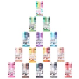 PHOSYNDYE 90 Color 0.7mm Fine Pointed Acrylic Gel Pens Coloring for Adult Painting, Writing, Marking, Quick Dry Gel Pen for Paper, Canvas, Rock, Glass, Student Stationery