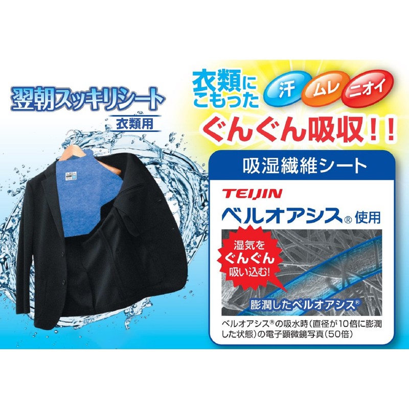 ドライ&ドライUP 翌朝スッキリシート 衣類用 1シート入