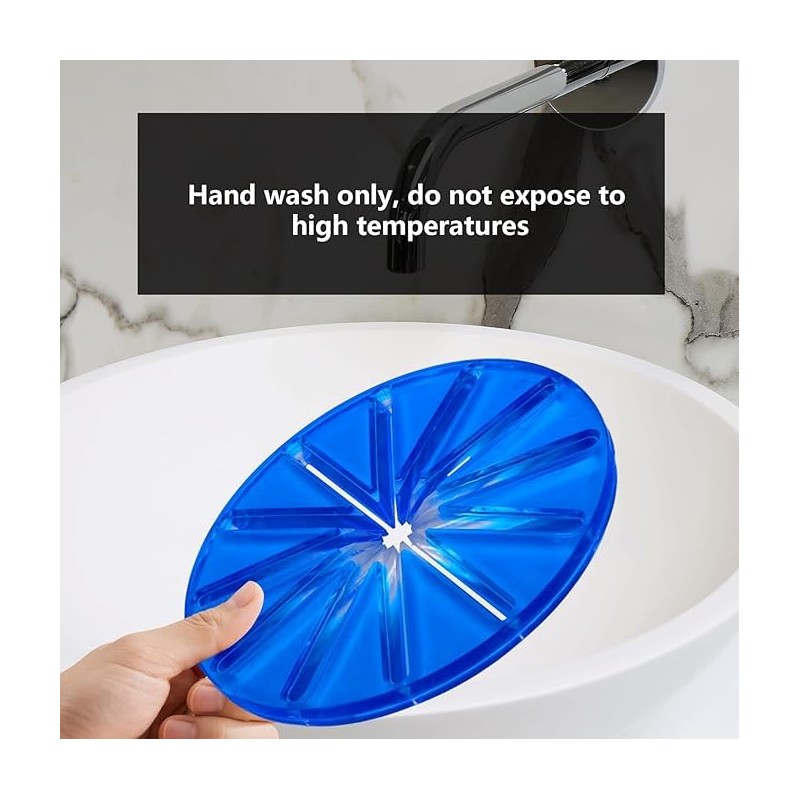 Crovakeu 1pcs-Blue Round Stand Mixer Wiper - Practical Cleaning Tool