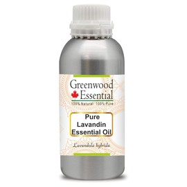 Greenwood Essential Pure Lavandin Essential Oil (Lavandula hybrida) Steam Distilled 300ml (10 oz)