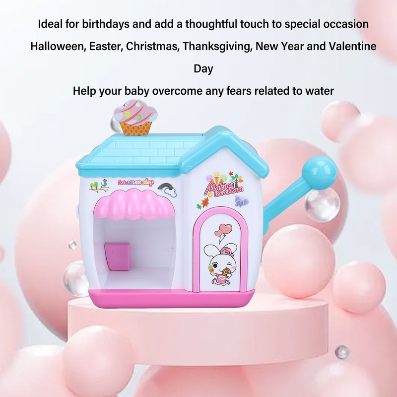 Ice Cream Foam Maker Bath Toy Toddlers Bubble Play Set