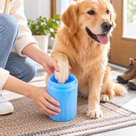 Dog Paw Cleaner Cup for Muddy Paws – Easy-to-Use Portable Pet Foot Washing Tool for Everyday Cleaning After Walks