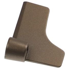 vhbw Dough Hook Compatible with Panasonic SD-ZB2502, SD-ZB2502WXE, SD-ZB2512 Bread Maker - Mixing Hook, 6.7 x 5 cm, Aluminium Alloy, Grey