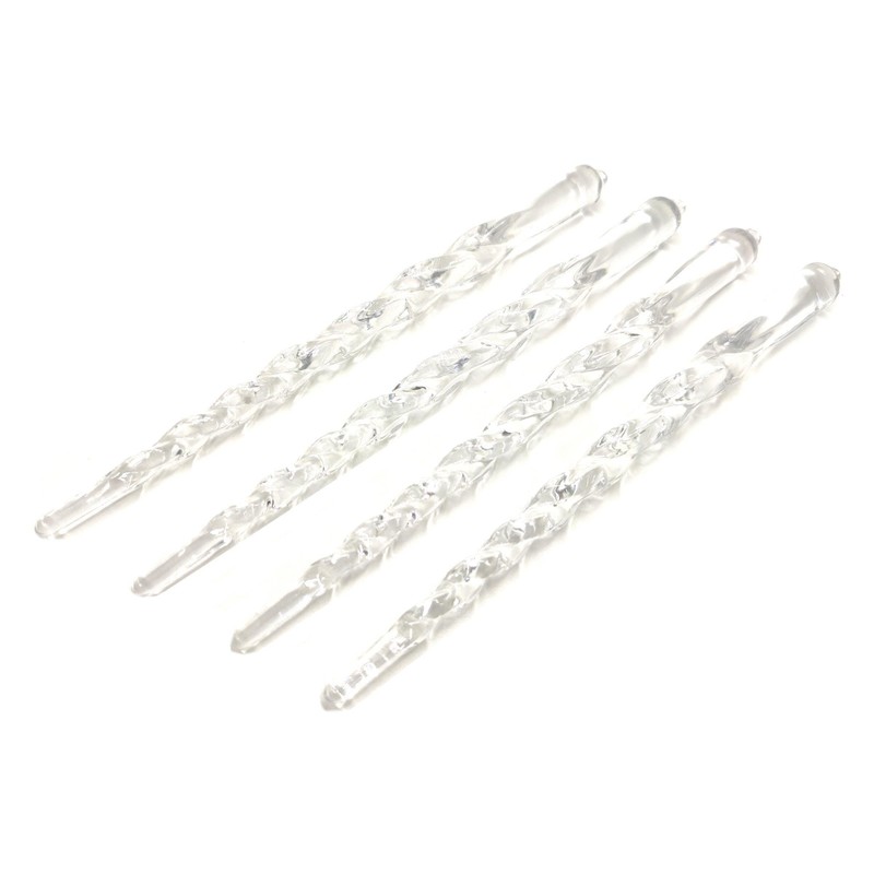 DARO DEKO Acrylic Icicle Ornaments 20 cm Pack of 16