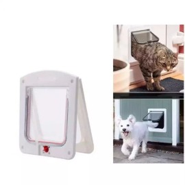 출입문 강아지 방묘문 추천템 고양이 방묘창 펫도어 인기 안전문 [화이트] Recommended Dog Door for Entrance, Cat Door for Room, Popular Safety Gate [White]