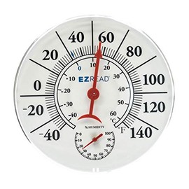 8" Dial Thermometer/Hygrometer, 840-0209