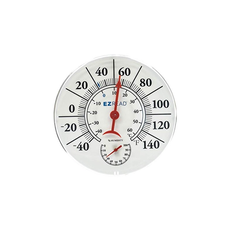 8" Dial Thermometer/Hygrometer, 840-0209