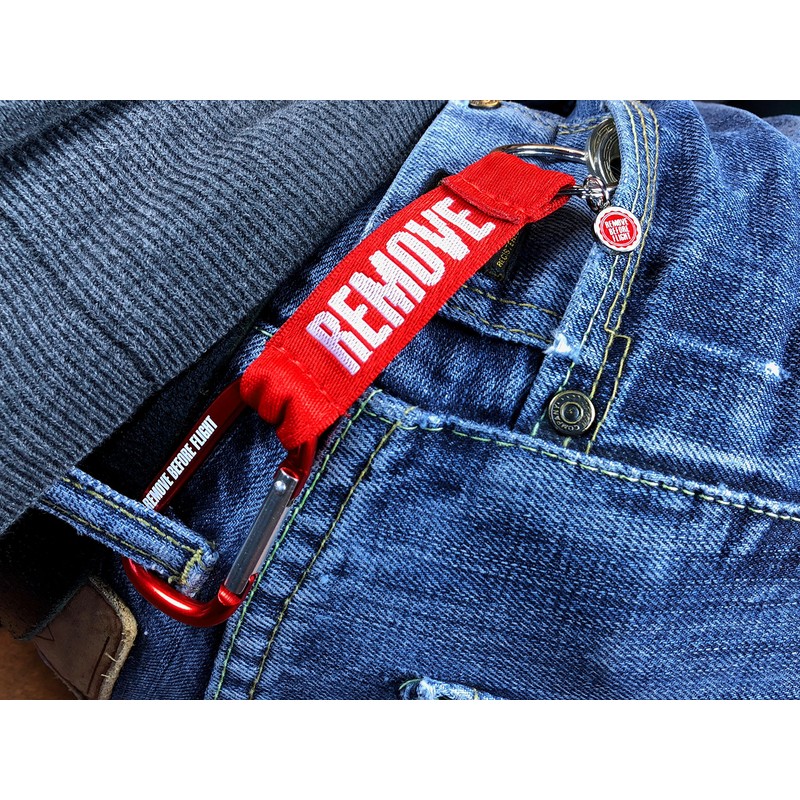 Keychain – Remove before Flight – Charm with Lobster
