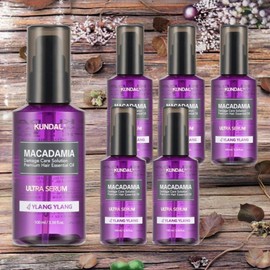 Kundal Hair Softness Hair Shampoo Nutrition Supply Macadamia Ultra Hair Serum Ylang Ylang Fragrance 6pcs 100ml / 쿤달 모발부드러움 헤어샴푸 영양공급 마카다미아 울트라 헤어 세럼 일랑일랑향 6개 100ml