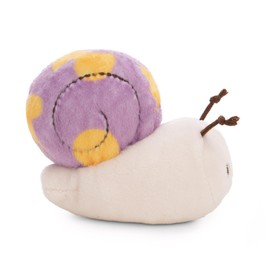 NICI Cuddly Toy Snail 12 cm with Message Have a Slow Day - Purple - Soft Plush Toy - Cute Plush Toy for Cuddling and Playing, for Children and Adults | 61639