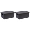 JMS we create smile (Set of 2) 14L Litre Plastic