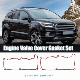 uxcell Valve Cover Gasket with Grommets Set for Ford Explorer 4.0L 2000-2010 for Ford for Ranger 4.0L 2000-2011 Valve Cover Gasket Kit O Ring