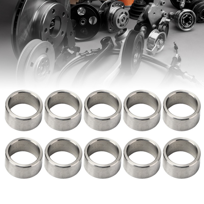 10Pcs Washer Spacer 15mm OD 12mm ID Stainless Steel Hardware