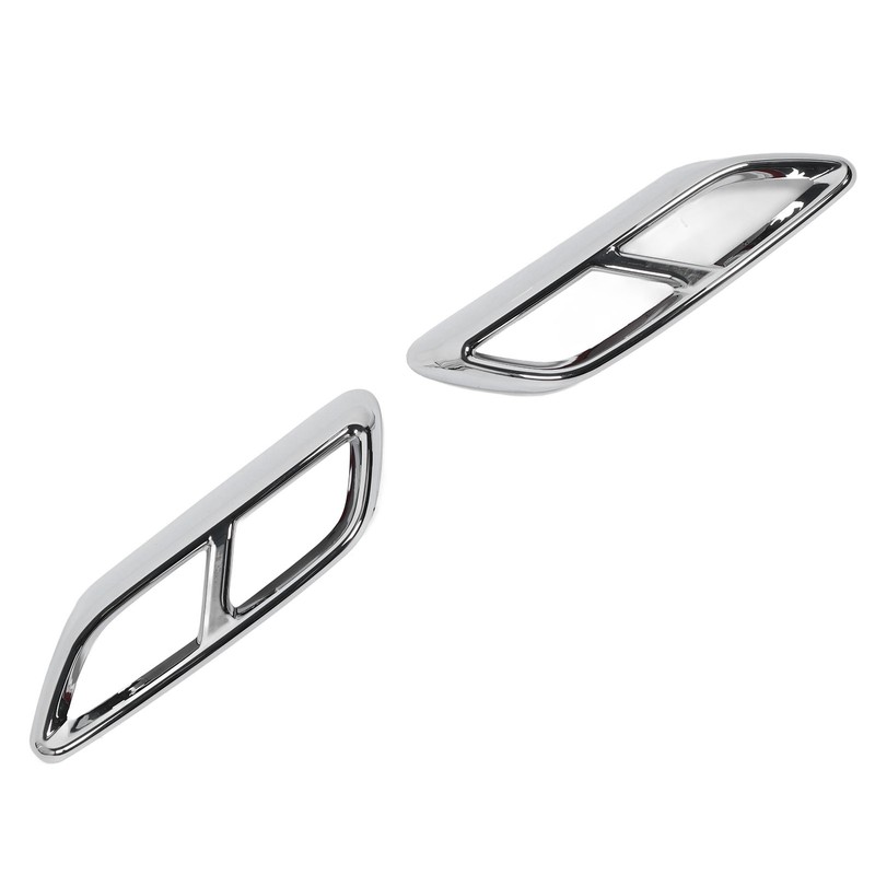 2PCS Exhaust Muffler Tail Pipe Cover Left Right Decorative Tail