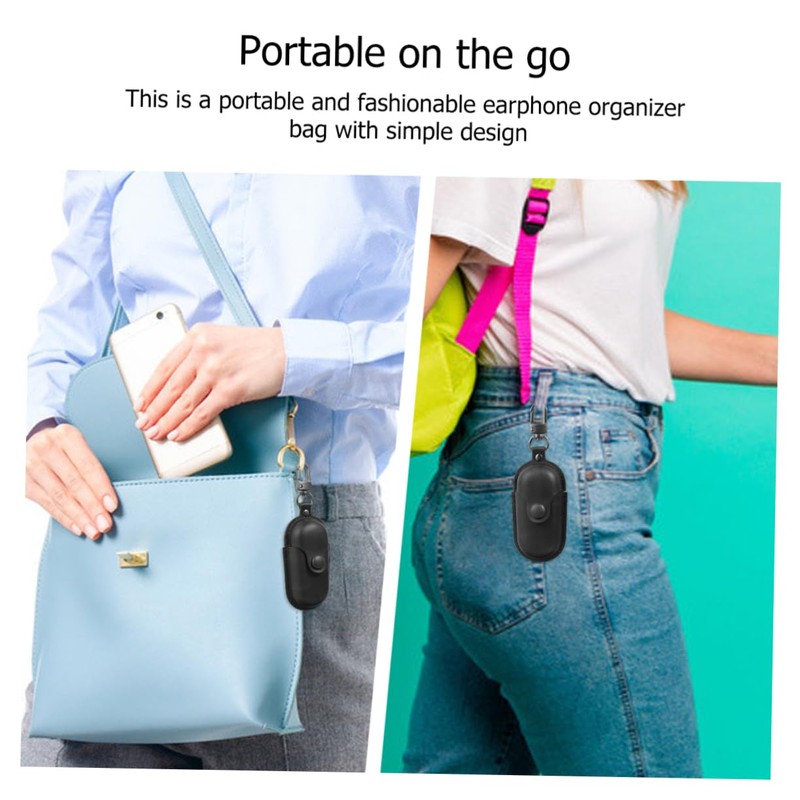 TEHAUX 1Pc Wireless Earphone Holder Earphone Storage Box for Scratch