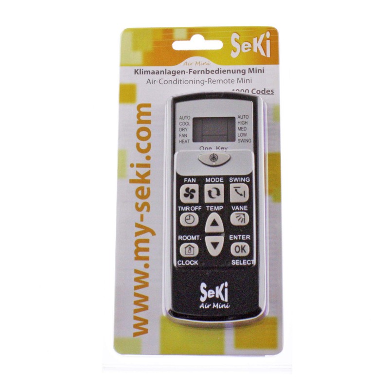 Seki 312969 Air Conditioner Remote Control Air Mini Black