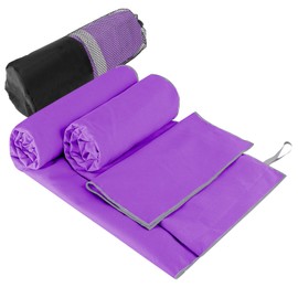 3 Toallas De Microfibra, Toalla Microfibra Secado rápido, Toallas De Viaje Portátiles Absorbentes, Toalla De Viaje Ligera Y Portatil, Toalla Deportiva Para Playa, Natacion, Yoga, Camping, Gimnasio
