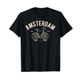 Vintage Bicycle Amsterdam Netherlands | Bike Lover T-Shirt