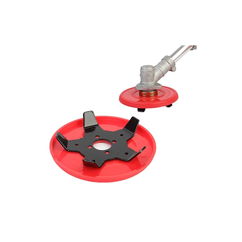 5 Teeth Grass Trimmer Cutter Red Brush Cutter Blade Lawn