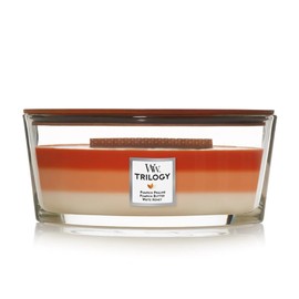 WoodWick Ellipse Trilogy Candle, Pumpkin Gourmand, 16 oz.