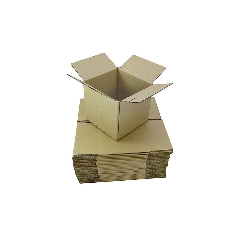 10 x Strong Cube Cardboard Boxes for Gifts and Retail
