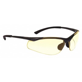 Bolle Yellow Safety Glasses, Anti-Fog, Scratch-Resistant, Half Frame