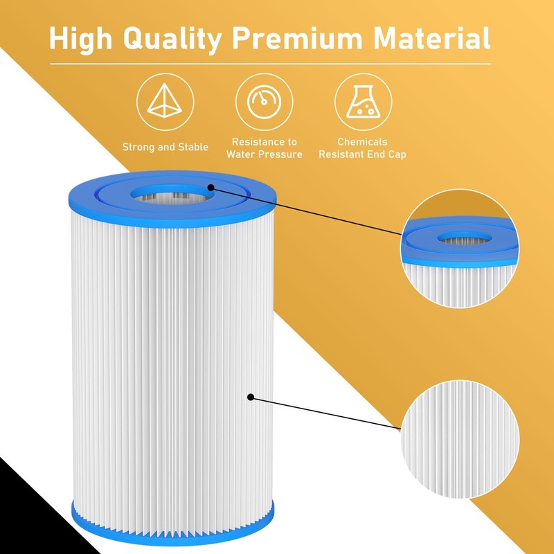 Macaberry 20 Micron 5" x 2.5" Water Filter Replacement Cartridge