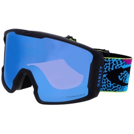 Oakley Goggle LINE MINER L Unisex Adult, MULTI DIGITAL ELLIPSE FRAME / PRIZM SAPPHIRE IRIDIUM LENS