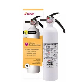 Kidde Kitchen Fire Extinguisher Kidde with Easy Mount Bracket, 10 B:C, Dry Chemical