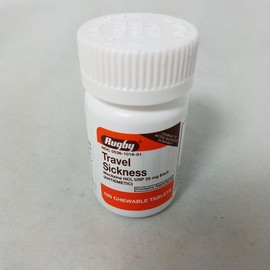 Travel Sickness Chewables 25MG 100 Count per Bottle (8 Pack)