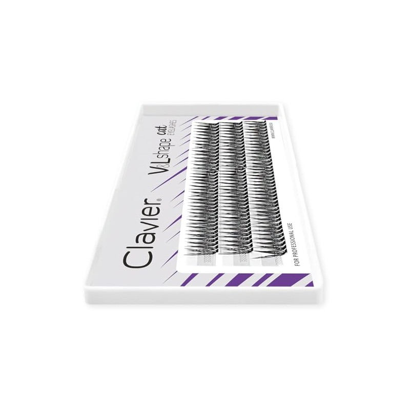 Clavier Eyelash Clusters V&L Shape Eye Make-Up Cat Eye Effect