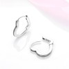 KUNSIR Silver Earrings for Women Earrings, 1 Pair 925 Sterling