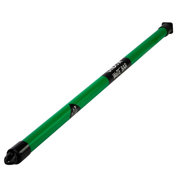 CanDo Slim WaTE Bar 4lb Green, Total Body Workout Weighted Exercise Bar for Strength Training, Toning, and Physical Therapy
