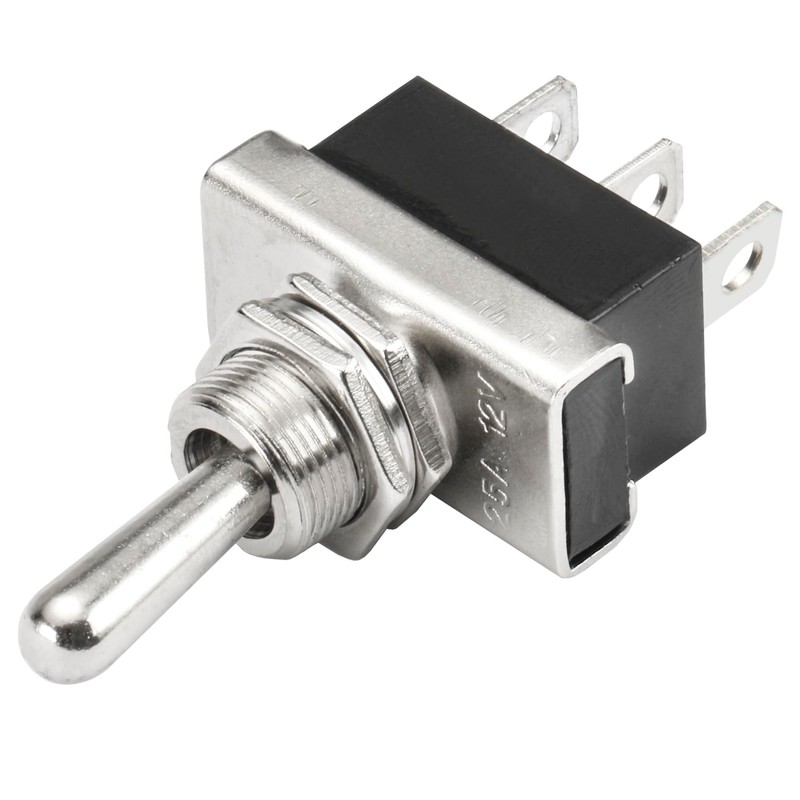Heschen Metal Toggle switch Flick Flip, KN3D-103, 12V 25A, SPDT,
