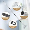 Mop Handle Commercial Heavy Duty, 59-Inch Stainless Steel Adjustable Industrial