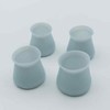 Gray Chair Leg Floor Protectors (4-Pack) Chair Leg Cover 2ea