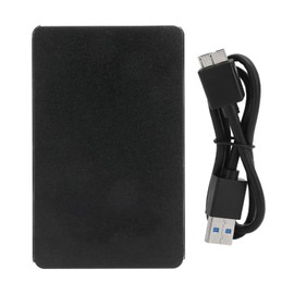 Yvonne 2.5in USB3.0 Hard Disk Drive Portable External Mobile HDD Computer AccessoryBlack 1TB