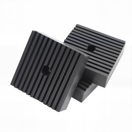 Solid Shock Pad for Air Compressor Pads or Equipment Shock Absorbing, Solid Rubber Anti-Vibration Isolation Pads, Super Duty 4"X4"X1" 3-Pack