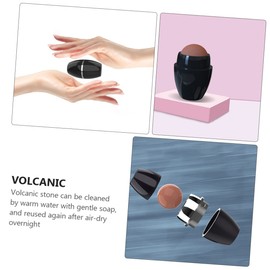 Beavorty facial cleanser skincare roller facial roller face tools facial tools skincare tools for face facial massager tool Oil-Absorbing Tool white Beauty Instrument skin care Volcanic mud