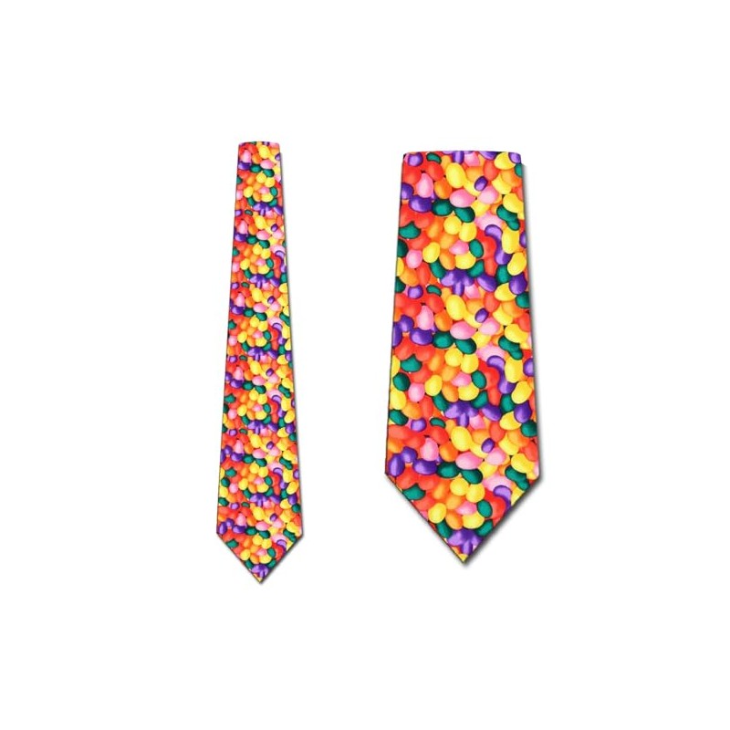 Jelly Bean Fun Tie - Mens Easter Necktie