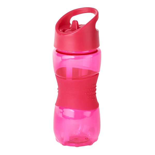 Thermo Rex Grip Water Bottle, 400 ml, Red, BPA-Free Plastic,