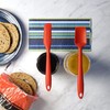 RSVP International Ela's Favorite Silicone Spatula, Red, 8" | BPA-Free