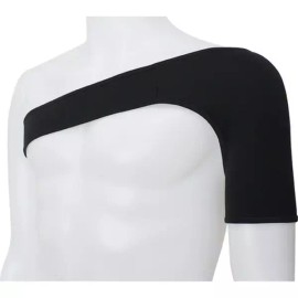 좌우공용 압박 보호대 밴드 어깨 패드 Universal Compression Protective Band Shoulder Pad [Shoulder Guard/Black Male (100-105)]