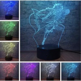 Unbranded Naruto Cartoon Anime 3D Night Light LED Colorful Lamp For Desk Decor Gift Kids