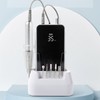 Rechargeable Manicure File 0 To 35000rpm Large Screen Display Electric