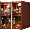 Dolphin Island Miniature Library DIY Book Nook Kit for Adults,